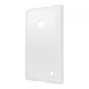  Melkco Leather Snap Cover White for Nokia Lumia 520 (NKLU52LOLT1WELC)